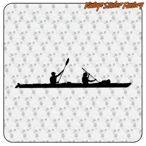 Pegatina KAYAK DOBLE. Comprar pegatinas.
