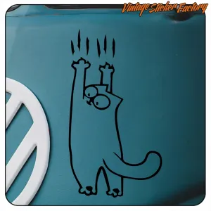 SIMON'S CAT -2 AUFKLEBER. KAUFEN SIE VINYLAUFKLEBER.