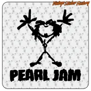 PEARL JAM -4 STICKER. BUY VINYL STICKERS.