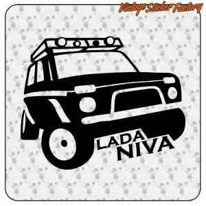 LADA NIVA STICKER. BUY VINYL STICKERS.
