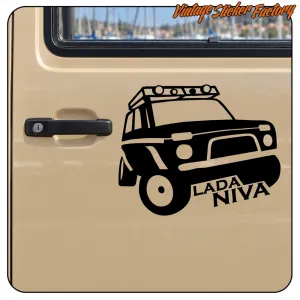 LADA NIVA STICKER. BUY VINYL STICKERS.