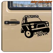 LADA NIVA STICKER. BUY VINYL STICKERS.