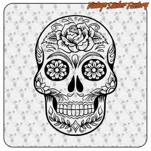 SUGAR SKULL -2 STICKER. BUY VINYL STICKERS.