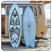 Tiki Board Surfaufkleber | Vintage Sticker Factory