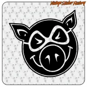 PIG WHEELS AUFKLEBER. KAUFEN SIE VINYLAUFKLEBER.