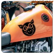 Pegatina PIG WHEELS. Comprar pegatinas.