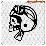 Pegatina CASCO SKULL. Comprar pegatinas.