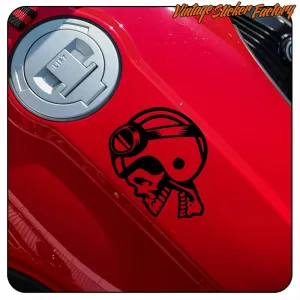 Pegatina CASCO SKULL. Comprar pegatinas.