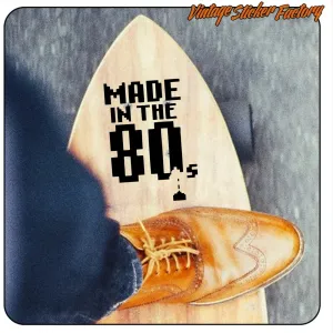 Pegatina MADE IN 80S. Comprar pegatinas.