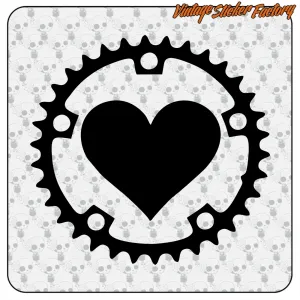 Bike Love Sticker for Cyclists | Cut Vinyl