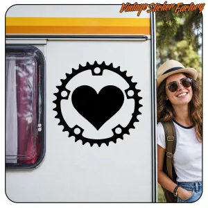 Bike Love Sticker for Cyclists | Cut Vinyl