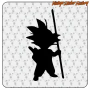 AUTOCOLLANT GOKU -3. ACHETEZ DES AUTOCOLLANTS EN VINYLE.