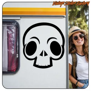 SKULL 1 STICKER. BUY VINYL STICKERS.
