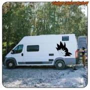 GOKU -4 AUFKLEBER. KAUFEN SIE VINYLAUFKLEBER.