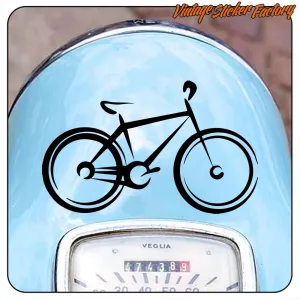 Pegatina Mountain Bike en vinilo de corte