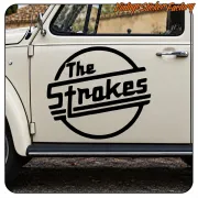 THE STROKES -2 AUFKLEBER. KAUFEN SIE VINYLAUFKLEBER.