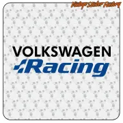 Volkswagen Racing sticker model 1 | Vinyl decal for VW car