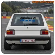 Pegatina Volkswagen Racing modelo 1 | Vinilo para coche VW