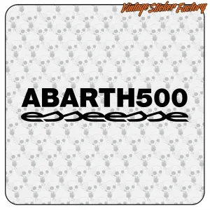 ABARTH 500 - ESSEESSE STICKER. BUY VINYL STICKERS.