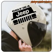 ONLY IN A JEEP - 1 STICKER. BUY VINYL STICKERS.