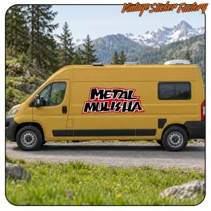 Pegatina Metal Mulisha en vinilo troquelado