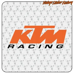 Pegatina KTM RACING. Comprar pegatinas.