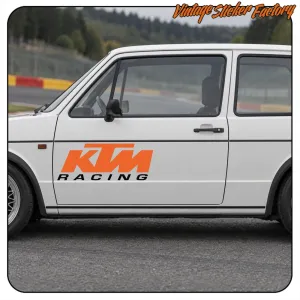 Pegatina KTM RACING. Comprar pegatinas.