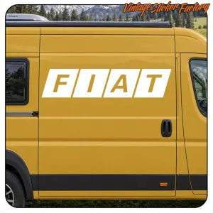 FIAT STICKER. BUY VINYL STICKERS.