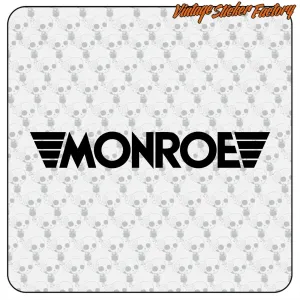 Autocollant logo Monroe modèle 2 | Vinyle voiture, atelier ou garage