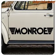 Autocollant logo Monroe modèle 2 | Vinyle voiture, atelier ou garage
