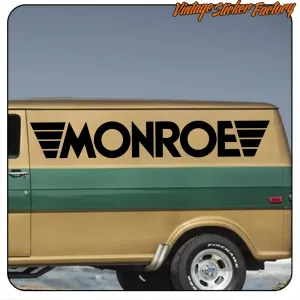 Monroe Logo Aufkleber Modell 2 kaufen | Vinyl für Auto, Werkstatt oder Garage