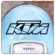 Sticker KTM moto tout-terrain | Vinyle de découpe