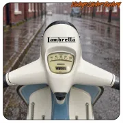 LAMBRETTA - 4 AUFKLEBER. KAUFEN SIE VINYLAUFKLEBER.