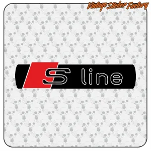 S LINE AUFKLEBER. KAUFEN SIE VINYLAUFKLEBER.
