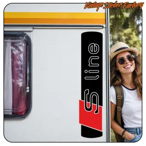 S LINE AUFKLEBER. KAUFEN SIE VINYLAUFKLEBER.