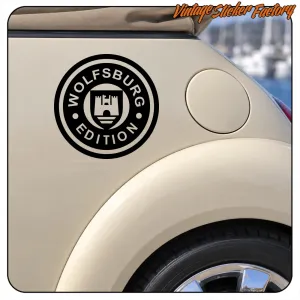Wolfsburg Edition sticker | Vinyl decal for Volkswagen car