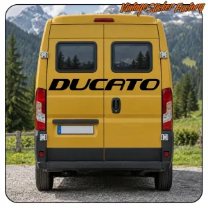 DUCATO - 4 AUFKLEBER. KAUFEN SIE VINYLAUFKLEBER.