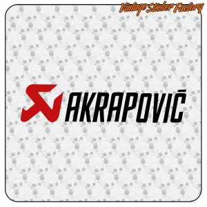 AUTOCOLLANT AKRAPOVIC - 2. ACHETEZ DES AUTOCOLLANTS EN VINYLE.