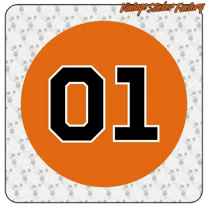 GENERAL LEE AUFKLEBER. KAUFEN SIE VINYLAUFKLEBER.
