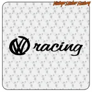 VW Racing Aufkleber Modell 3 kaufen | Vinyl für Volkswagen Auto