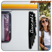 DUCATI - 2 STICKER. BUY VINYL STICKERS.