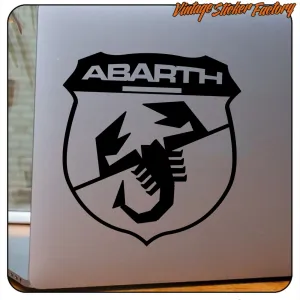 ABARTH AUFKLEBER. KAUFEN SIE VINYLAUFKLEBER.