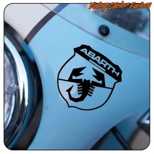 ABARTH AUFKLEBER. KAUFEN SIE VINYLAUFKLEBER.