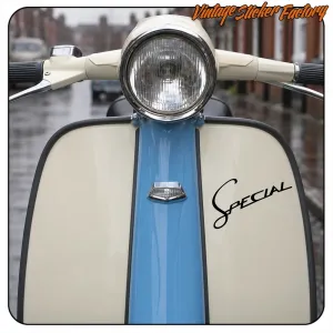 SPECIAL (LAMBRETTA) AUFKLEBER. KAUFEN SIE VINYLAUFKLEBER.