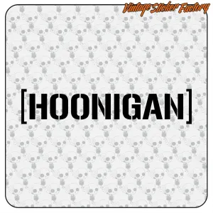 HOONIGAN AUFKLEBER. KAUFEN SIE VINYLAUFKLEBER.
