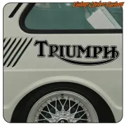 TRIUMPH  - 2 STICKER. BUY VINYL STICKERS.