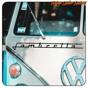 LAMBRETTA - 5 STICKER. BUY VINYL STICKERS.