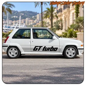 Pegatina GT TURBO. Comprar pegatinas.
