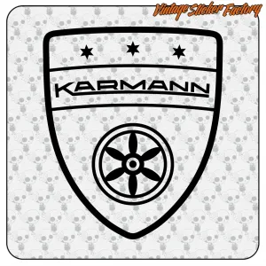 Pegatina logo Karmann | Vinilo para coche clásico Volkswagen