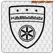 Pegatina logo Karmann | Vinilo para coche clásico Volkswagen